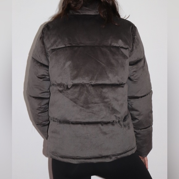 Enzo Velvet Puffer Jacket Size 36/S - Picture 2 of 7